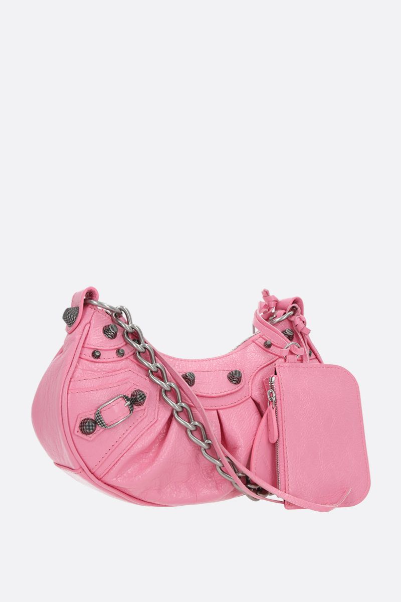 Le Cagole XS Shoulder Bag with Chain  - Pink