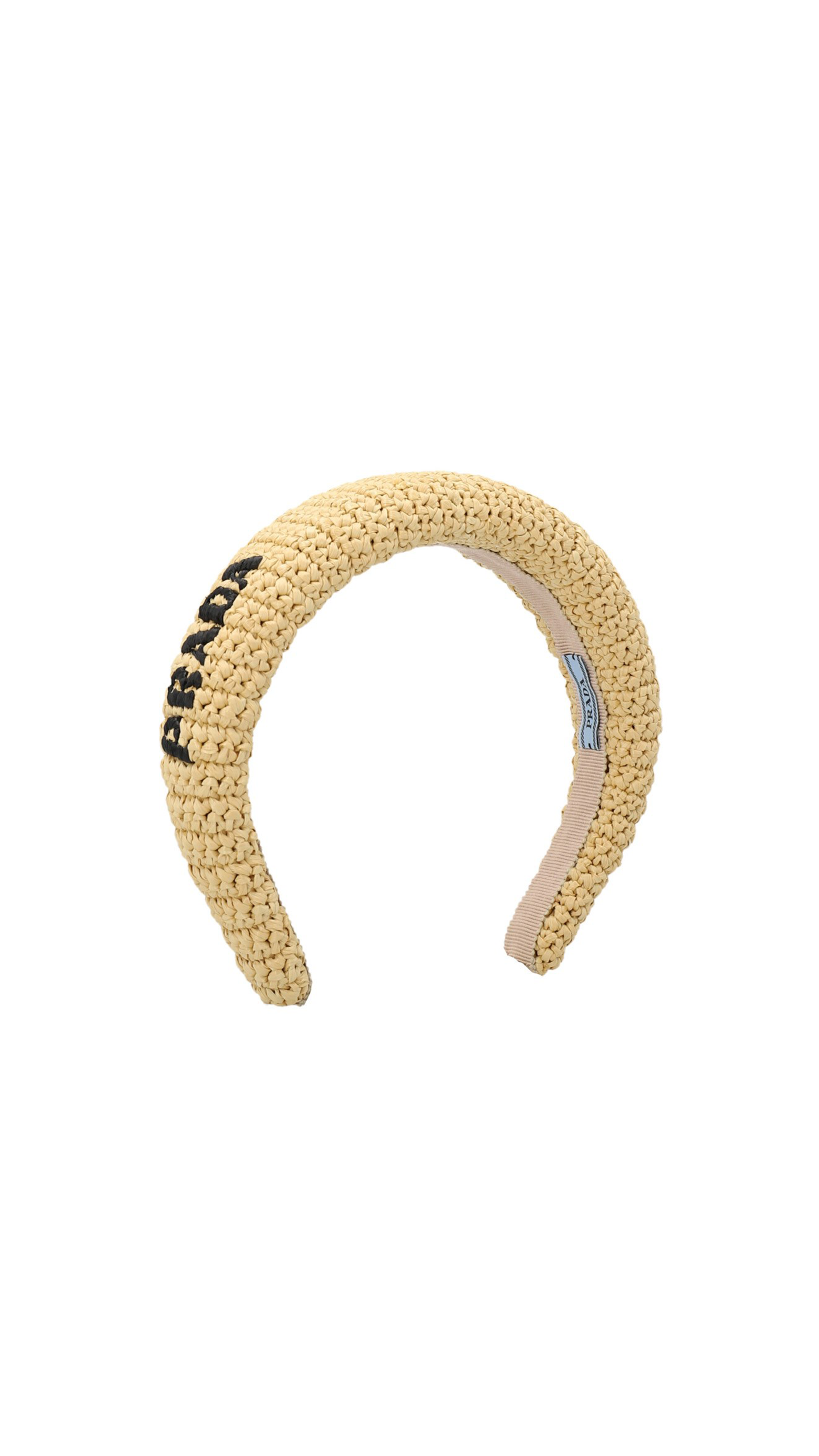 Raffia Headband - Natural