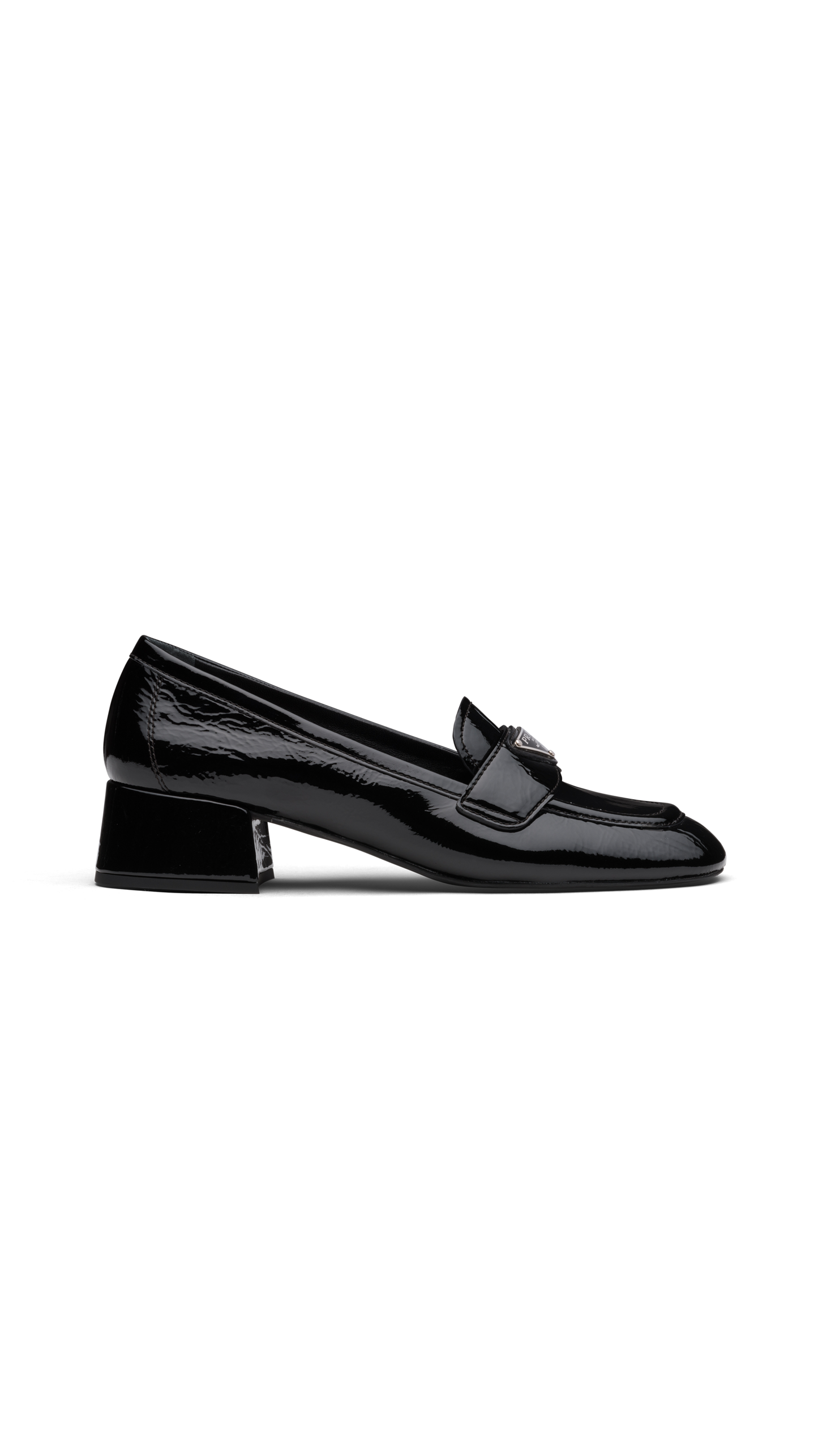 Patent Leather Loafer - Black