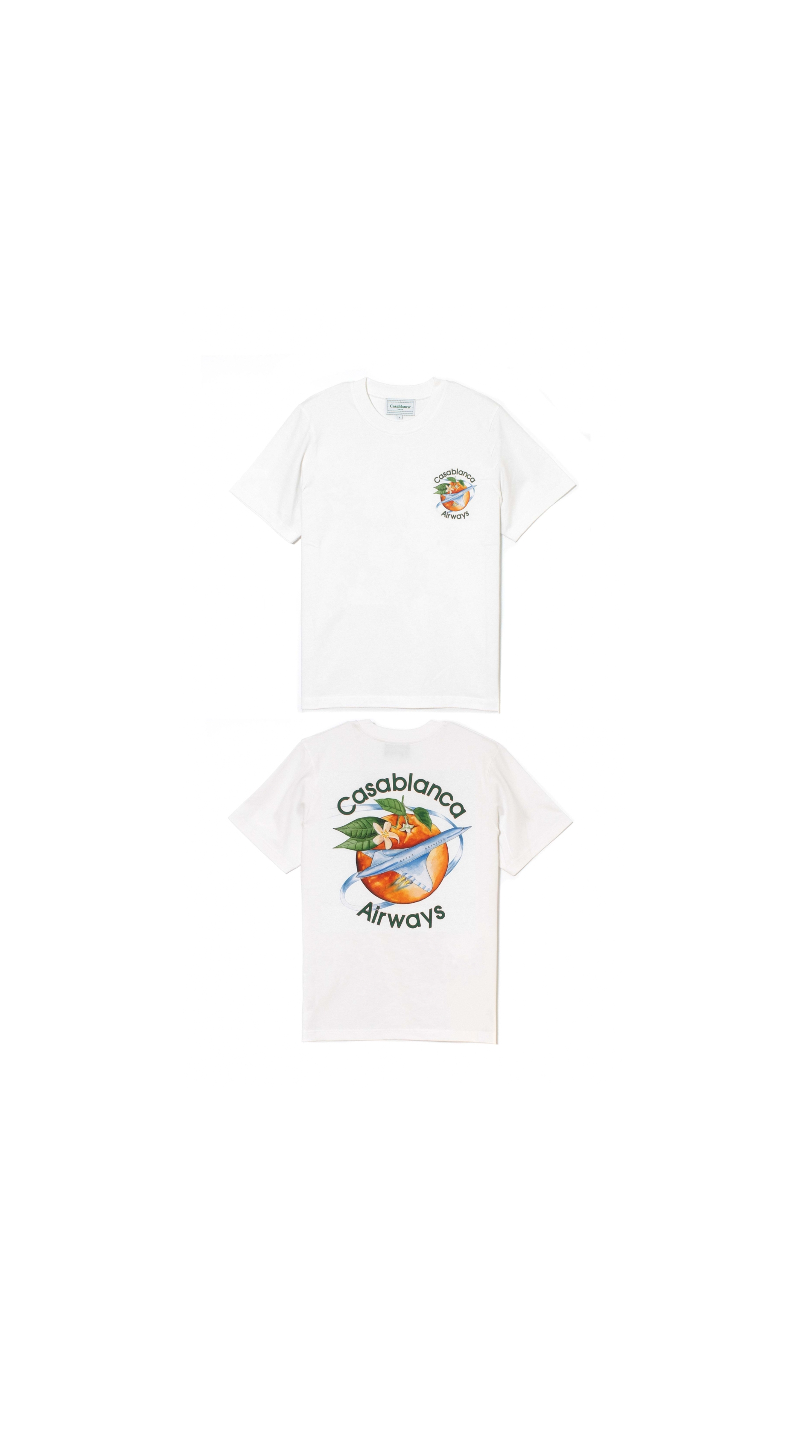 Casablanca Airways T-Shirt - White