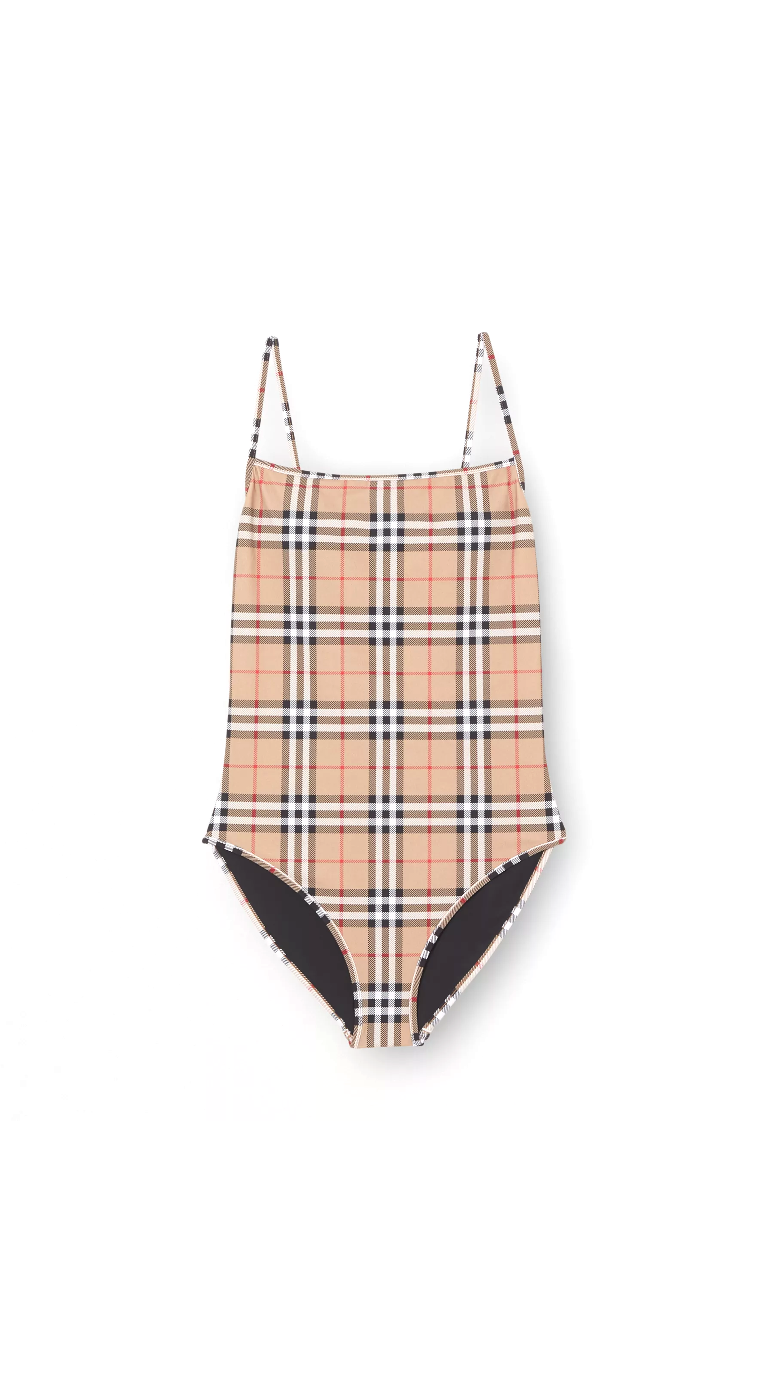 Vintage Check Swimsuit - Archive Beige