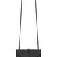 Envelope Small Bag In Mix-Matelasse Grain De Poudre Embossed Leather - Black