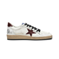 Ball Star Sneakers - White/Bordeaux