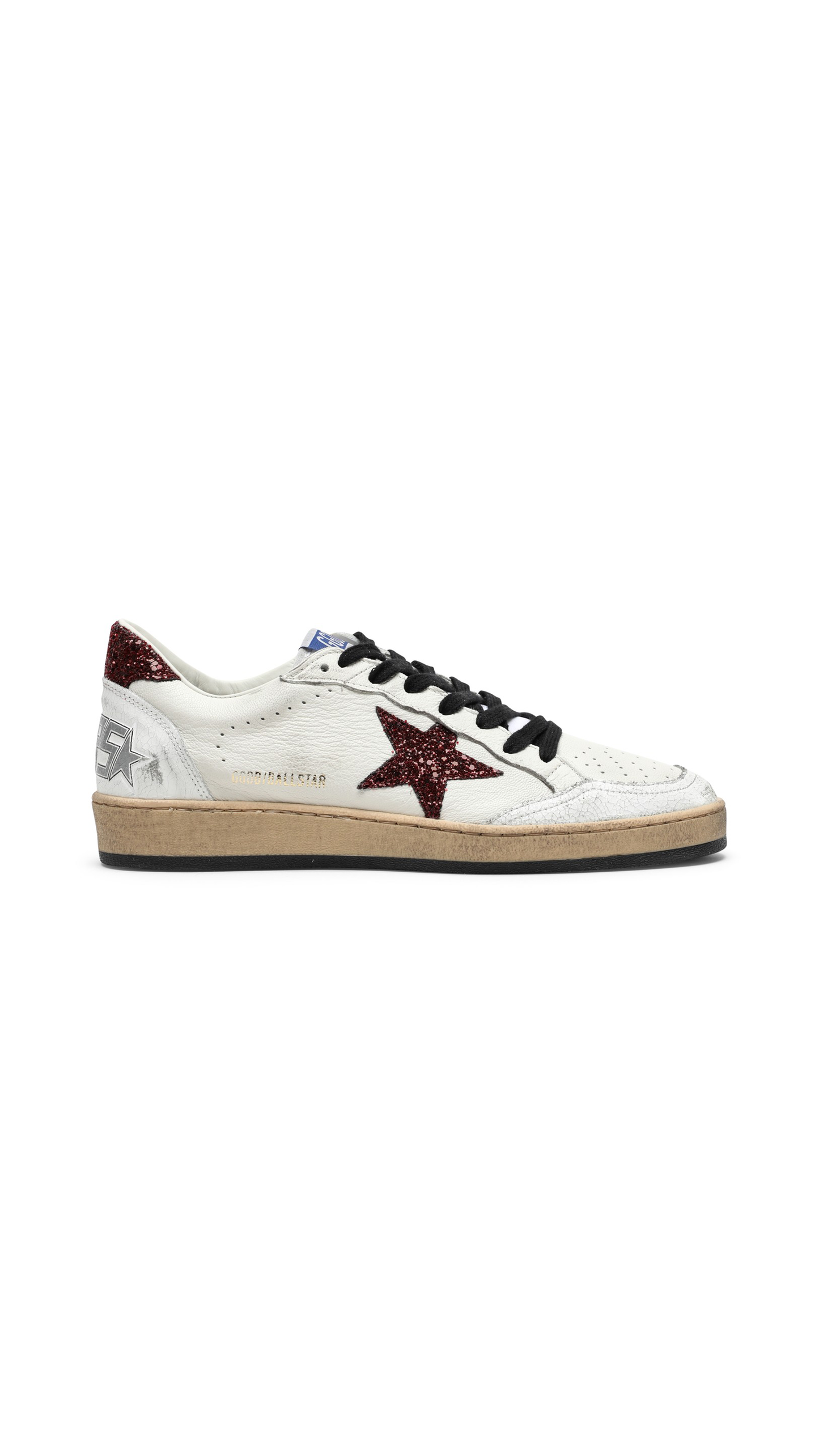 Ball Star Sneakers - White/Bordeaux
